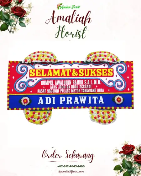 Papan Bunga Ucapan Selamat Maitara Selatan